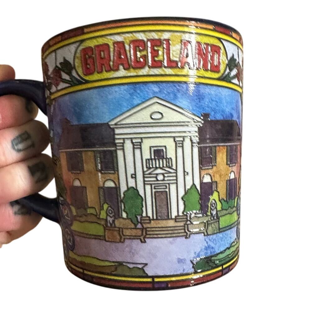 Graceland Stained Glass Mug 20oz